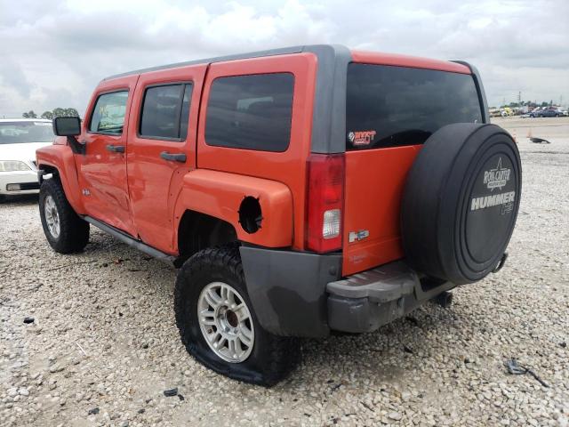 5GTEN13E588181848 - 2008 HUMMER H3 ORANGE photo 3