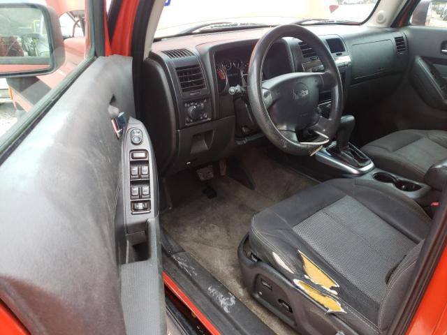 5GTEN13E588181848 - 2008 HUMMER H3 ORANGE photo 9