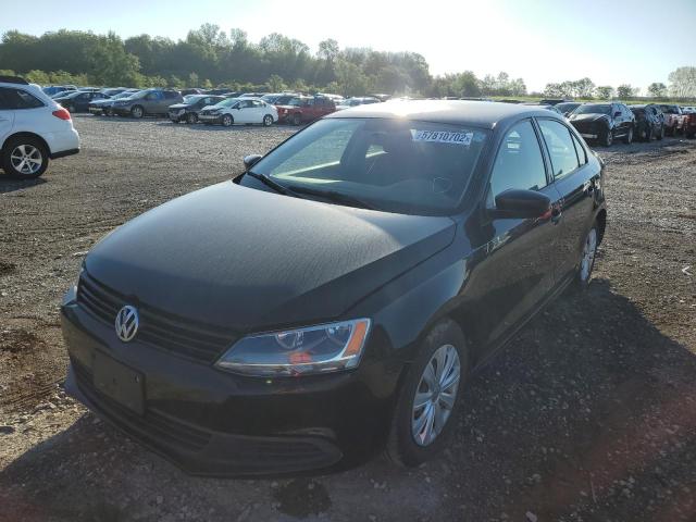 3VW2K7AJ0DM374482 - 2013 VOLKSWAGEN JETTA BASE Սև լուսանկար 2