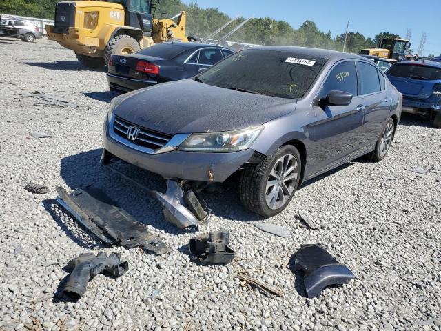 1HGCR2F57EA031895 - 2014 HONDA ACCORD SPO CHARCOAL photo 2