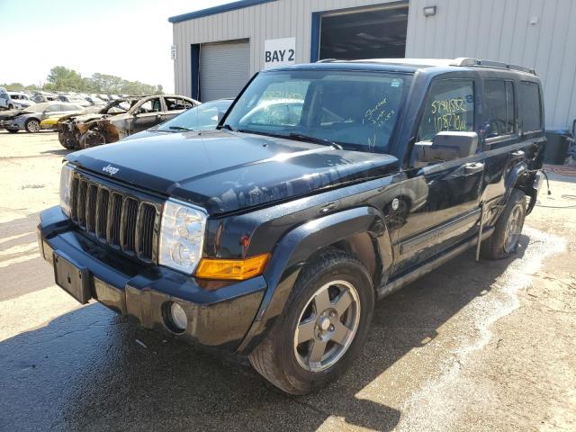 1J8HG48N16C230717 - 2006 JEEP COMMANDER შავი ფოტო 2