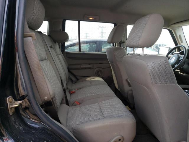 1J8HG48N16C230717 - 2006 JEEP COMMANDER შავი ფოტო 6