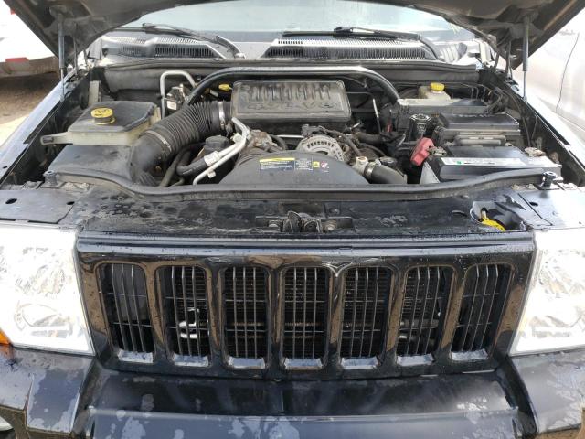 1J8HG48N16C230717 - 2006 JEEP COMMANDER შავი ფოტო 7