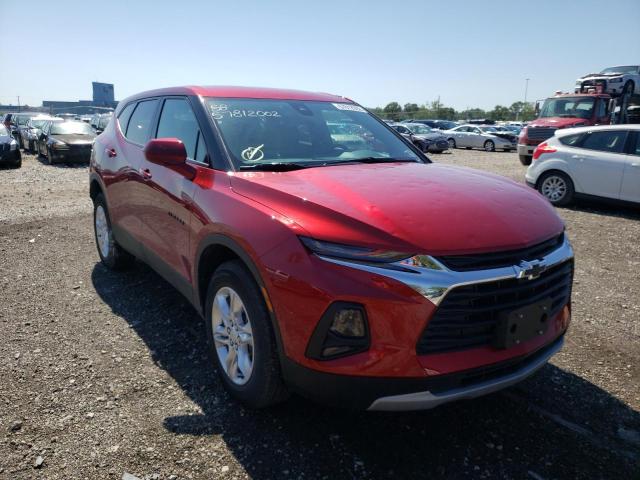 3GNKBHR40NS139477 - 2022 CHEVROLET BLAZER 2LT RED photo 1