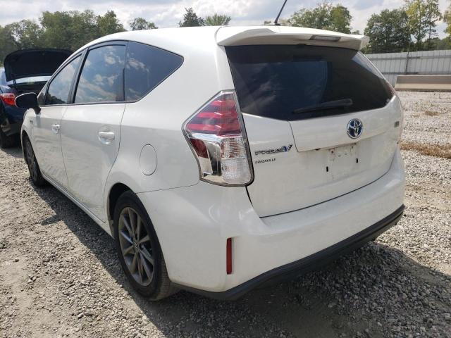 JTDZN3EU8FJ015905 - 2015 TOYOTA PRIUS V WHITE photo 3