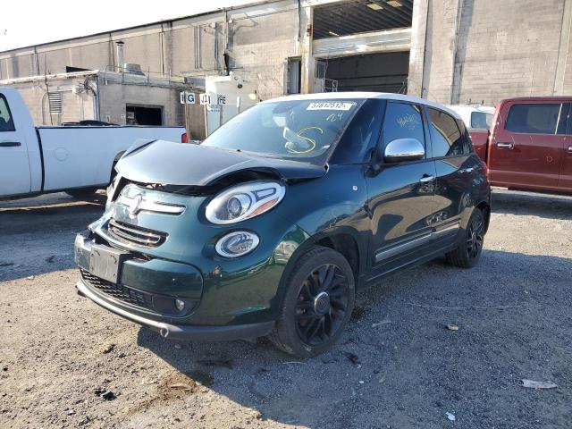 ZFBCFACH0FZ030948 - 2015 FIAT 500L GREEN photo 2