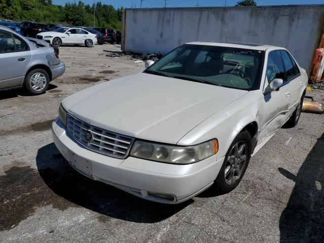 1G6KY54971U155603 - 2001 CADILLAC SEVILLE ST WHITE photo 2