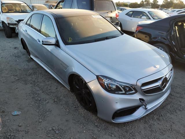 WDDHF9CB9EA889682 - 2014 MERCEDES-BENZ E 63 AMG SILVER photo 1