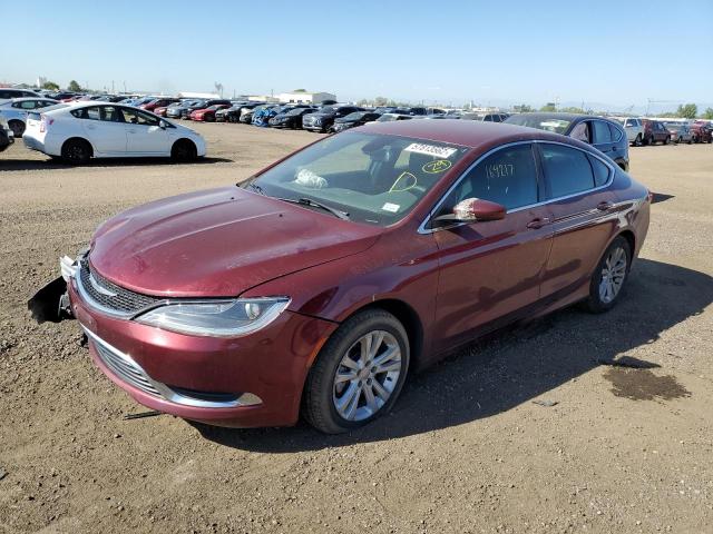 1C3CCCAB3GN183952 - 2016 CHRYSLER 200 LIMITE BURGUNDY photo 2