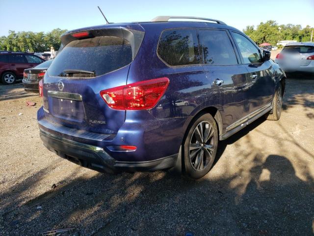 5N1DR2MN8HC666909 - 2017 NISSAN PATHFINDER BLUE photo 4