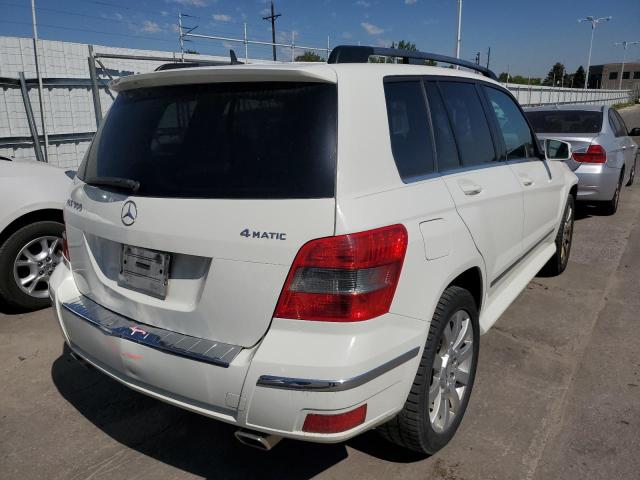 WDCGG8HB6AF389623 - 2010 MERCEDES-BENZ GLK 350 4M WHITE photo 4