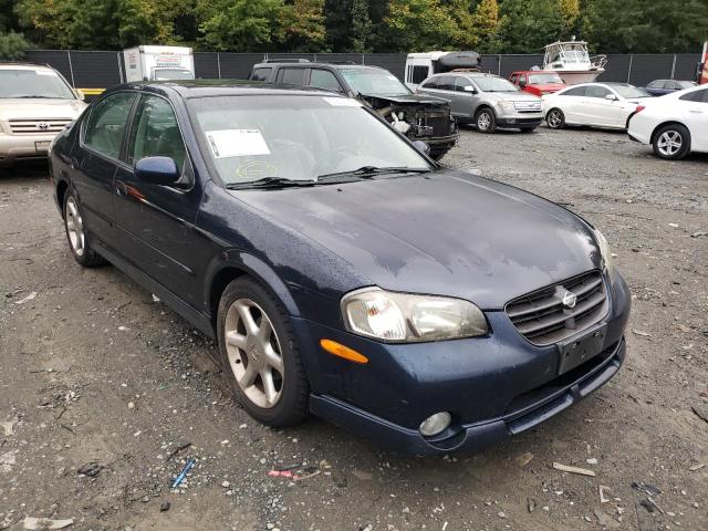 JN1CA31D71T800553 - 2001 NISSAN MAXIMA GXE BLUE photo 1