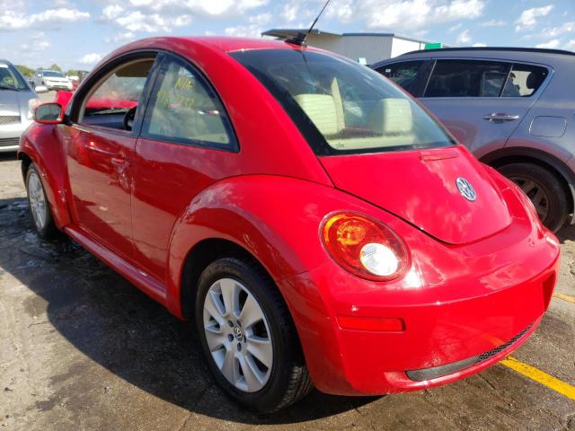 3VWPW31C79M501790 - 2009 VOLKSWAGEN NEW BEETLE RED photo 3