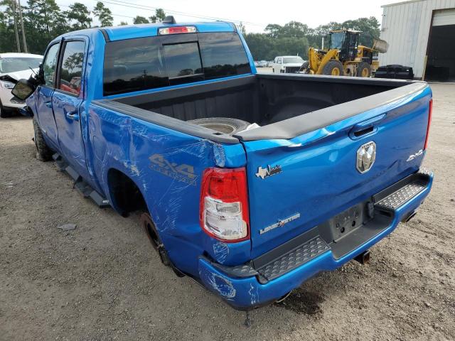 1C6SRFFT1MN505161 - 2021 RAM 1500 BIG H BLUE photo 3