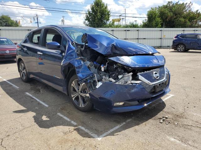 1N4AZ1CP6JC303752 - 2018 NISSAN LEAF S BLUE photo 1