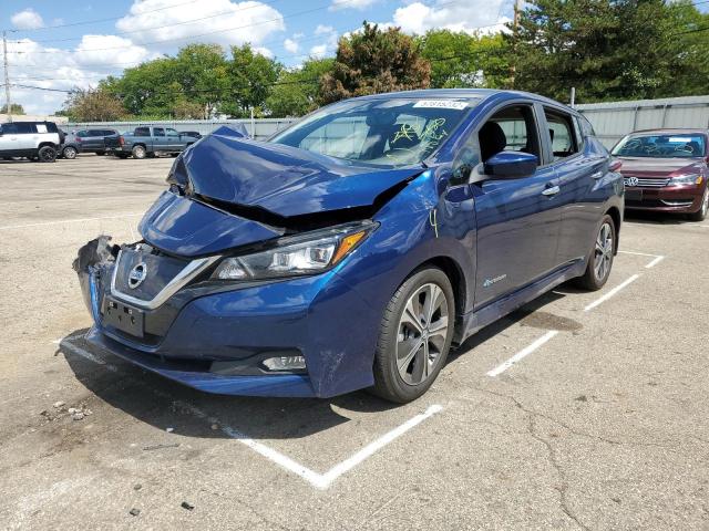 1N4AZ1CP6JC303752 - 2018 NISSAN LEAF S BLUE photo 2