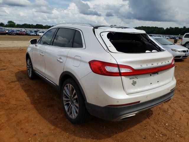 2LMTJ6LR0GBL38837 - 2016 LINCOLN MKX RESERV WHITE photo 3