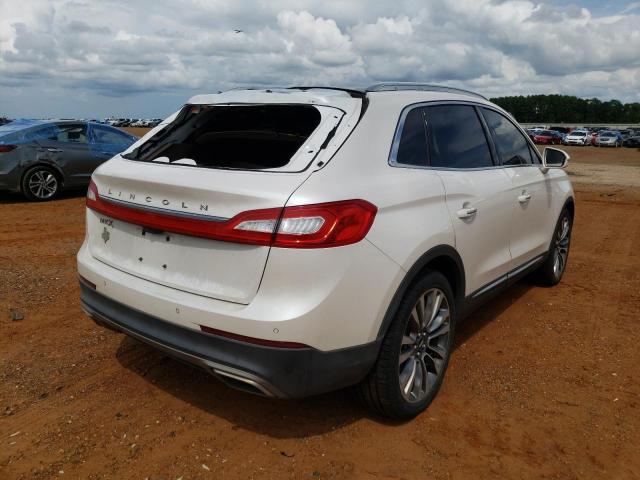 2LMTJ6LR0GBL38837 - 2016 LINCOLN MKX RESERV WHITE photo 4