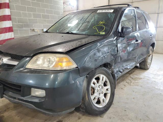 2HNYD18796H518380 - 2006 ACURA MDX TOURIN BLUE photo 9