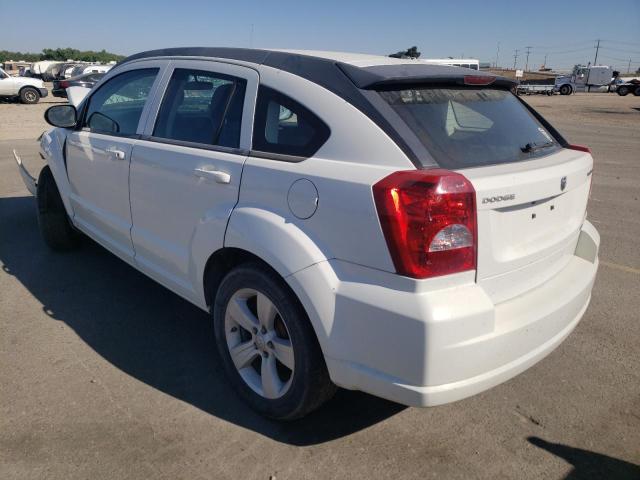 1B3CB4HA8AD534967 - 2010 DODGE CALIBER SX WHITE photo 3