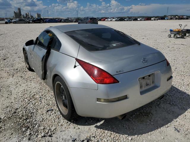 JN1AZ34E33T000565 - 2003 NISSAN 350Z COUPE SILVER photo 3