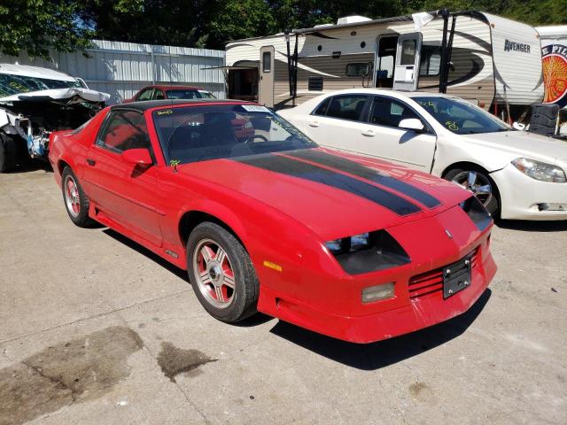 1G1FP23E6NL143252 - 1992 CHEVROLET CAMARO RS RED photo 1