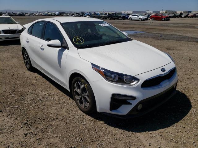 3KPF24ADXKE108245 - 2019 KIA FORTE FE WHITE photo 1