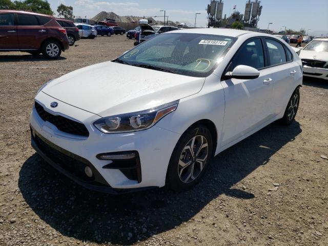 3KPF24ADXKE108245 - 2019 KIA FORTE FE WHITE photo 2