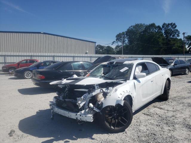 2C3CDXGJ9NH147398 - 2022 DODGE CHARGER SC WHITE photo 2