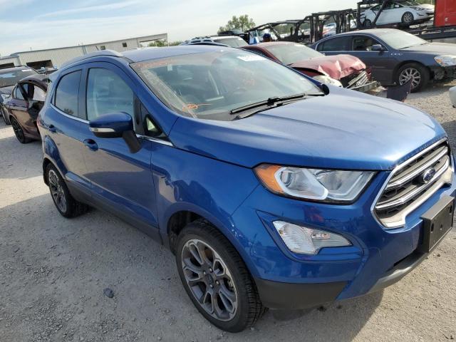 MAJ3S2KE8LC353316 - 2020 FORD ECOSPORT T BLUE photo 1