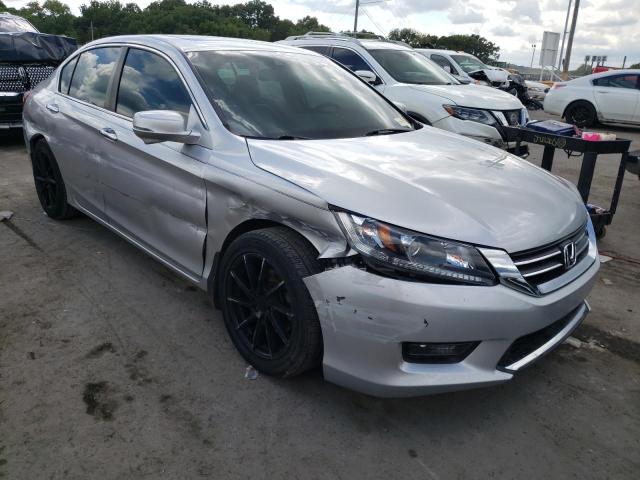 1HGCR2F84FA008392 - 2015 HONDA ACCORD EXL SILVER photo 1