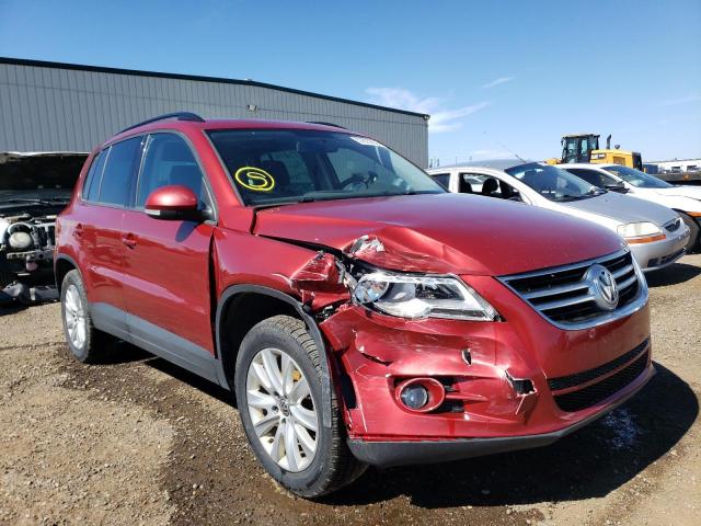 WVGBV95N09W525861 - 2009 VOLKSWAGEN TIGUAN SE RED photo 1