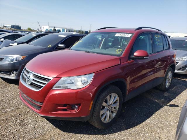 WVGBV95N09W525861 - 2009 VOLKSWAGEN TIGUAN SE RED photo 2