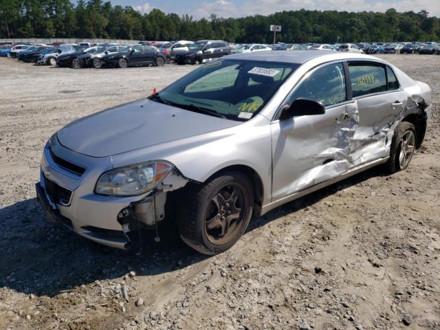 1G1ZB5EB7AF308802 - 2010 CHEVROLET MALIBU LS SILVER photo 2