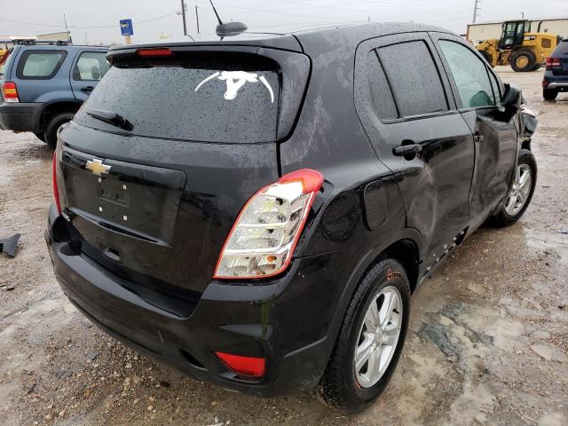 KL7CJKSB1LB074974 - 2020 CHEVROLET TRAX LS BLACK photo 4