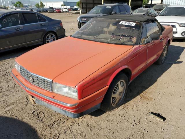 1G6VR3177JU100361 - 1988 CADILLAC ALLANTE RED photo 2