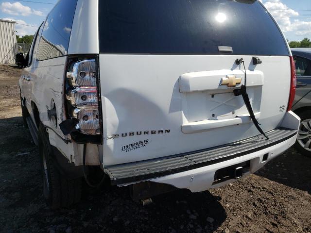 1GNFK16307J157048 - 2007 CHEVROLET SUBURBAN K WHITE photo 9