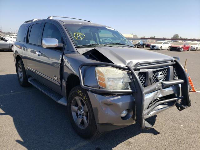 5N1AA08A05N713940 - 2005 NISSAN ARMADA SE GRAY photo 1