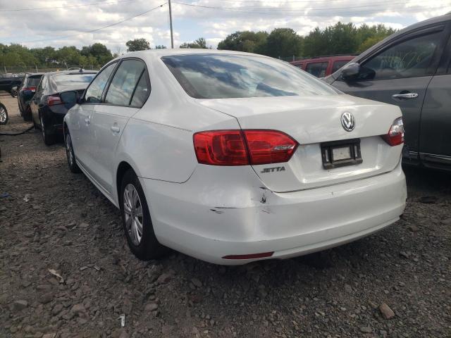 3VW2K7AJ3EM323494 - 2014 VOLKSWAGEN JETTA BASE 白色 照片 3