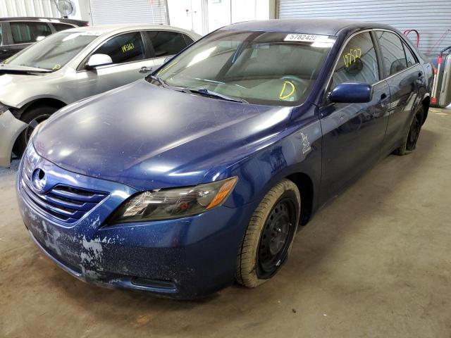 4T1BE46K87U157204 - 2007 TOYOTA CAMRY CE L BLUE photo 2