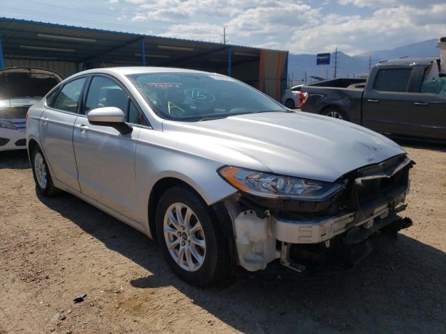 3FA6P0G79HR221235 - 2017 FORD FUSION S SILVER photo 1