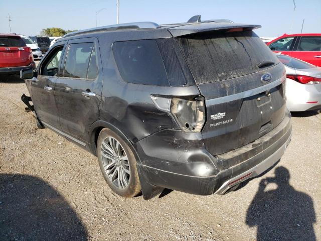 1FM5K8HT2HGB21561 - 2017 FORD EXPLORER P CHARCOAL photo 3