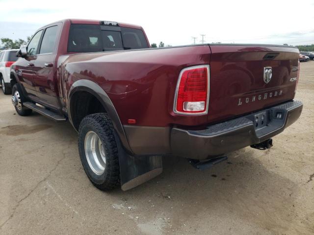 3C63RRKL3JG375013 - 2018 RAM 3500 LONGH MAROON photo 3