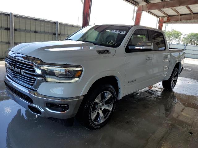 1C6RREJT7MN828596 - 2021 RAM 1500 LARAM WHITE photo 2