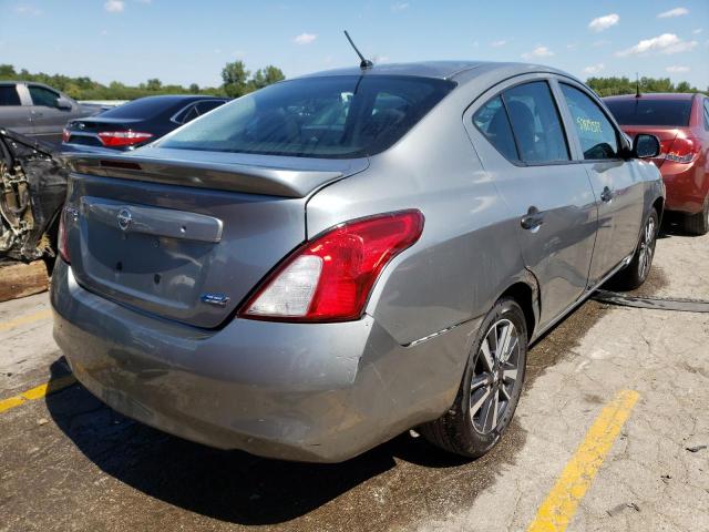 3N1CN7AP5DL870017 - 2013 NISSAN VERSA S SILVER photo 4