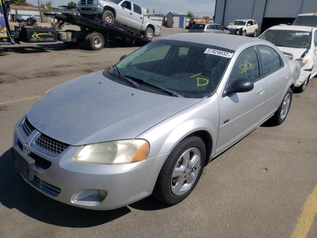 1B3EL46X45N559619 - 2005 DODGE STRATUS SX SILVER photo 2