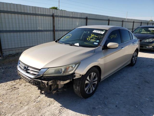 1HGCR2F39EA066114 - 2014 HONDA ACCORD LX GOLD photo 2