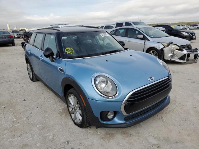 WMWLN5C53J2E34146 - 2018 MINI COOPER CLU BLUE photo 1