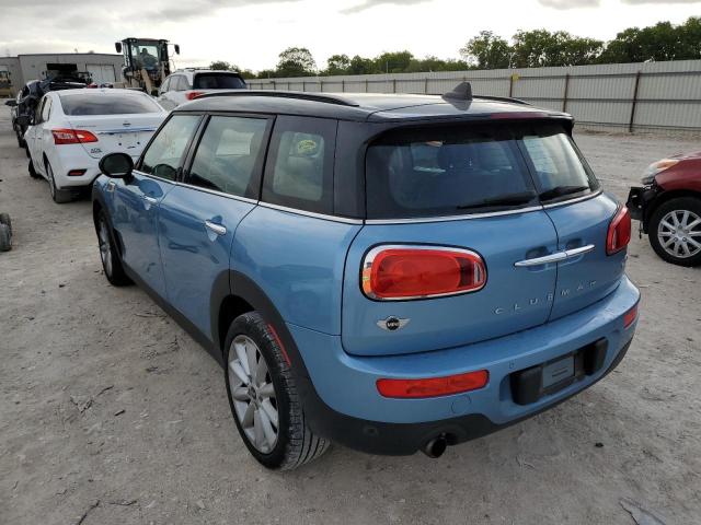 WMWLN5C53J2E34146 - 2018 MINI COOPER CLU BLUE photo 3