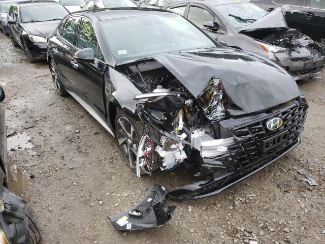 5NPEJ4J29MH063116 - 2021 HYUNDAI SONATA SEL BLACK photo 1